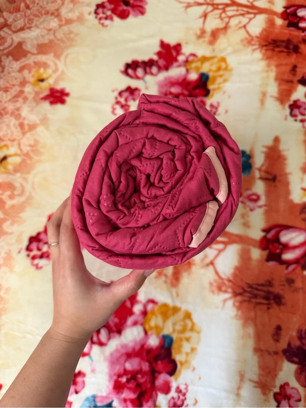 Hot Pink Quilted Full/Queen Bedspread